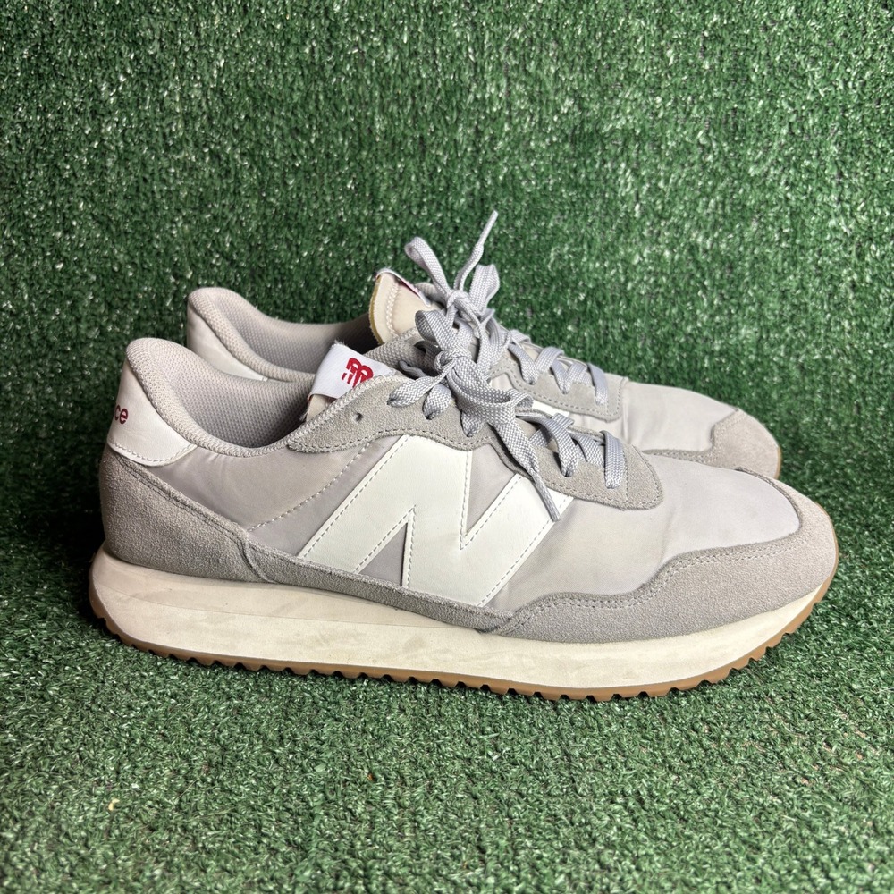New Balance 237 Suede Nylon Retro Athletic Athleisure Sneaker Marblehead Mens 13